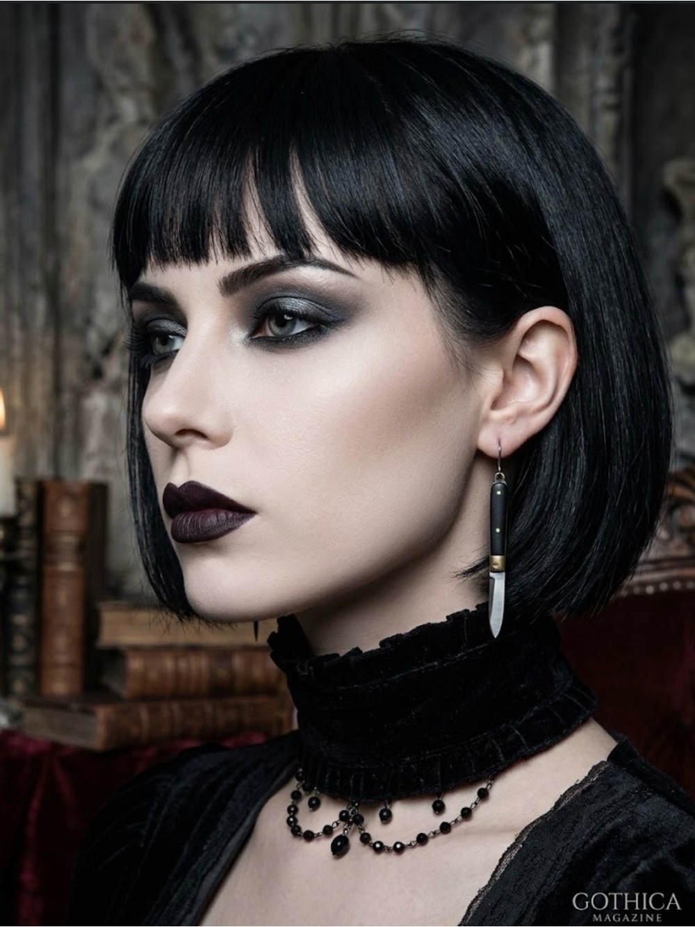 Pocket Knife Single Earring